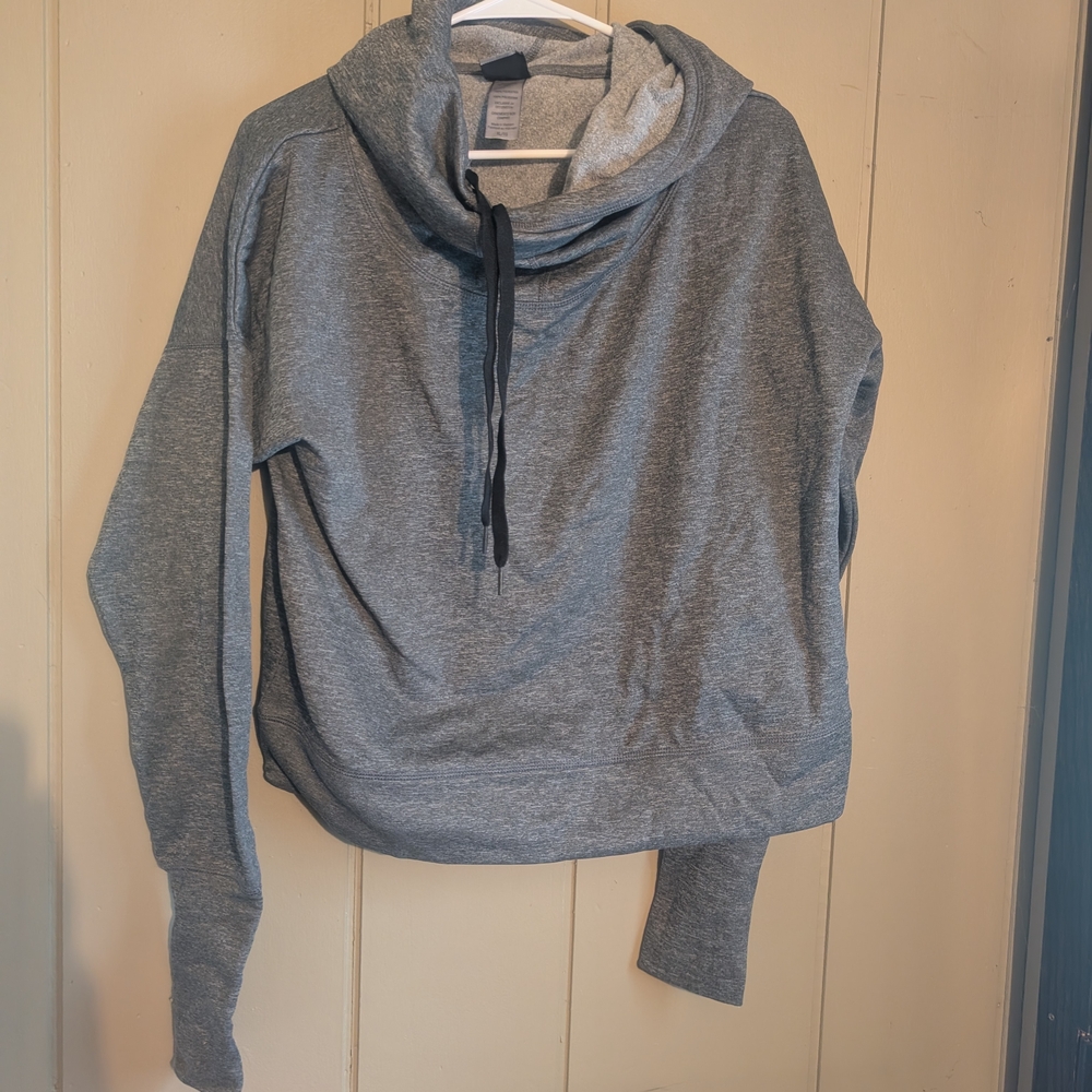 Champion Gray Women's Cowl Neck Sweatshirt